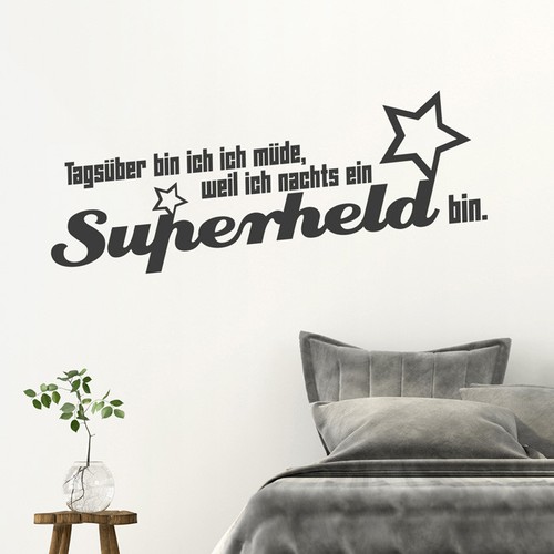 Wandtattoo spruch tagsüber - wandtattoo,