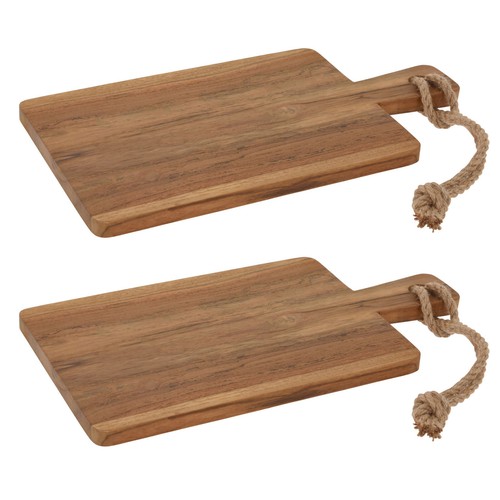 Teakholz schneidebrett - 2x,