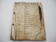 IHC 433 533 633 Traktor Ersatzteilkatalog Parts List 1977