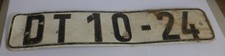 altes DDR Nummernschild