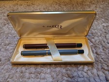 2 x PARKER. Rialto 88. 1 x Füller. 1 x Kugelschreiber. Mit Box.
