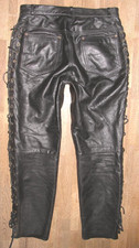 Herren- Schnür- LEDERJEANS /