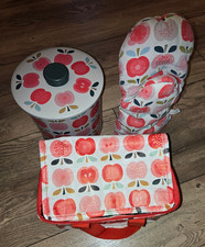 Rex London Lunch-Tasche Kühltasche Keksdose Topfhandschuh vintage apple SET