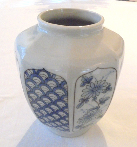 Achteckige form blumen vase - form,