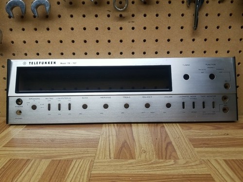 Telefunken 707 face - telefunken, plate