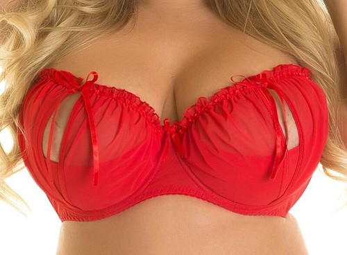 Axami bügel rot hebe bh - rot,