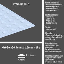 Elastikpuffer selbstklebend