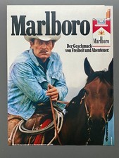 Marlboro Cowboy Geschmack von Freiheit & Abenteuer 1978 Vintage Werbung Reklame