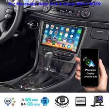 DAB+ 4+64G Android 13 Autoradio Für Mercedes Benz CLS E-Klasse W211 W219 GPS Nav