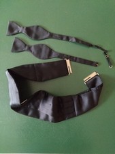 Kummerbund, Querbinder, Bauchbinde, Fliege, Set, Gesellschafts-Uniform, Bundeswe