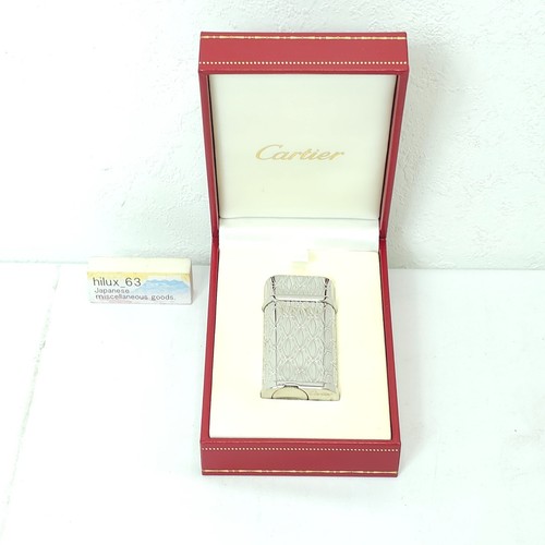 Cartier gasfeuerzeug silber - cartier,