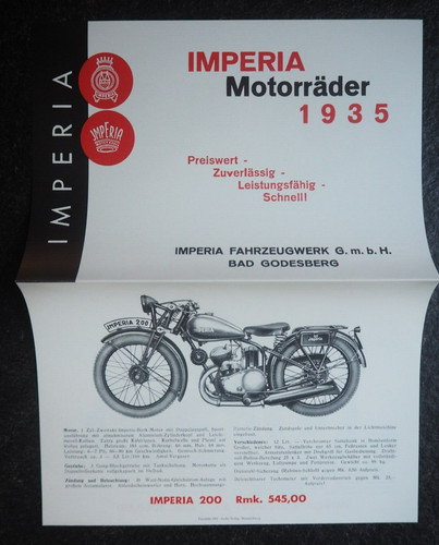 Imperia motorräder 1935 - imperia,