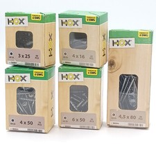 Spanplattenschrauben Holzschrauben Holzbauschrauben  Stahl  HOX  Torx  3,0-6,0mm