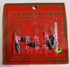 Ersatzkerzen 2,5 V/ 0,17 W für 80 er  Lichterkette Neu OVP