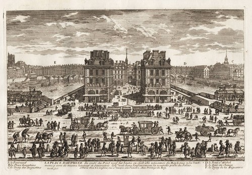 Paris place dauphine - place,