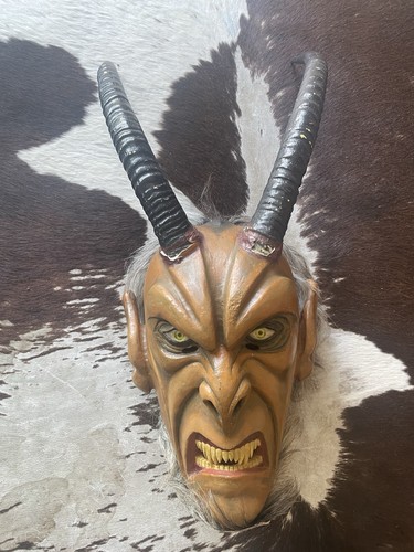 Krampus perchten holzmaske - krampus,