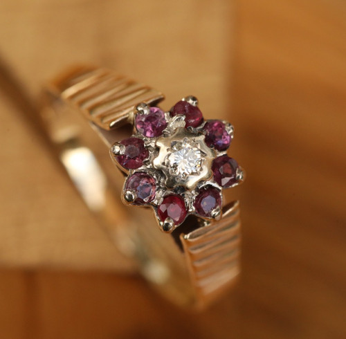 Cluster ring gelbgold - cluster-ring, kt