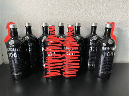 Leer absolut vodka set - vodka, "100"