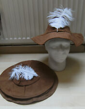 5 HÜTE MIT FEDER  --  KARNEVAL  --   MAIFEST  --  GRUPPENKOSTÜM  --  HERBSTFESTE