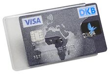 Kreditkartenhüllen Matt Transparent STABIL Scheckkarten Schutzhülle Ausweisetui