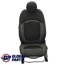 Mini F55 Sport Sitz Vorne Links Innenraum beheizt Halbleder Carbon Schwarz