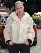 A5436 NERZJACKE ECHT PELZ MANTEL NERZ JACKE PELZJACKE - REAL MINK FUR JACKET