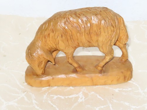 Krippenfigur holzfigur schaf - krippenfigur,