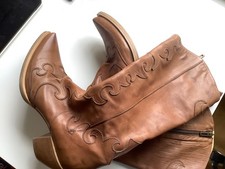 Damen Westernstiefel von R & Renzi, Grösse 39,5, mittelbraun Zustand:siehe Fotos