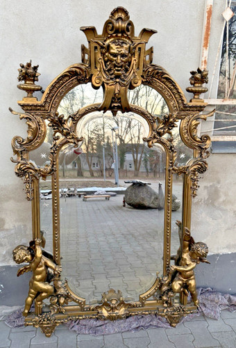 Seltener prunk wand spiegel - prunk,