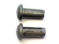 Halbrundnieten Stahl Blank DIN