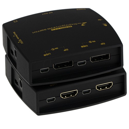 Port kvm umschalter box 4k - kvm,