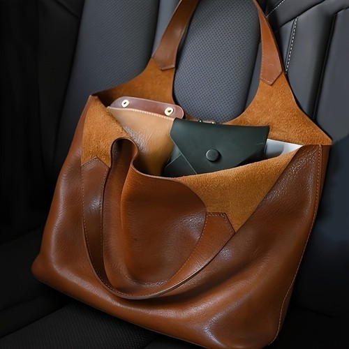 Weiche leder handtasche - 👜,