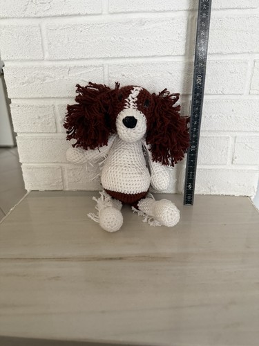 Gehäkelte figur hund - gehäkelte,