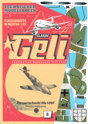 Kartonmodell messerschmitt - messerschmitt, me