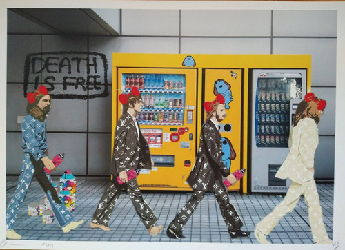 Death nyc lithographie - death,