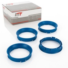 4x Zentrierringe Blau für
