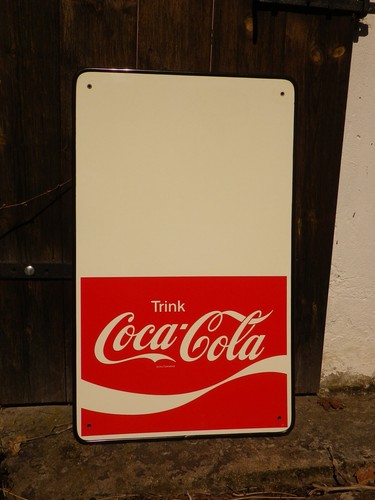 Altes werbeschild tafel coca - altes,