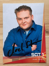 Axel Stein signierte Autogrammkarte Ak Schauspiel Hausmeister Krause