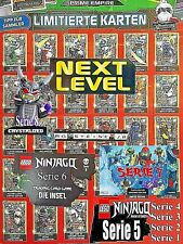 Lego Ninjago Serie 10 Blutmond Cards Game limitiert Goldkarten LE1-32