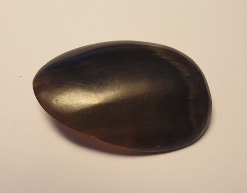 Echte horn brosche - echte,