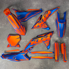 Grafik + Plastik KTM SX SX-F 2023 2024 2025 dekor angewandte satz Orange Blau