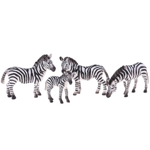 Zebra mit babys figuren - zebra,