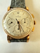 Omega Chronographe in 18k Rosegold Cal: 321  50er Jahre