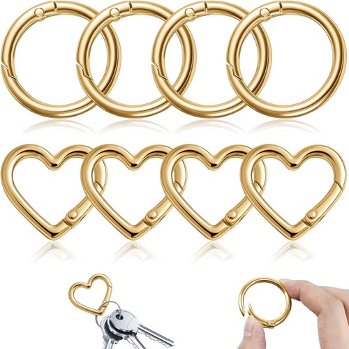 Karabiner mini gold - karabiner,