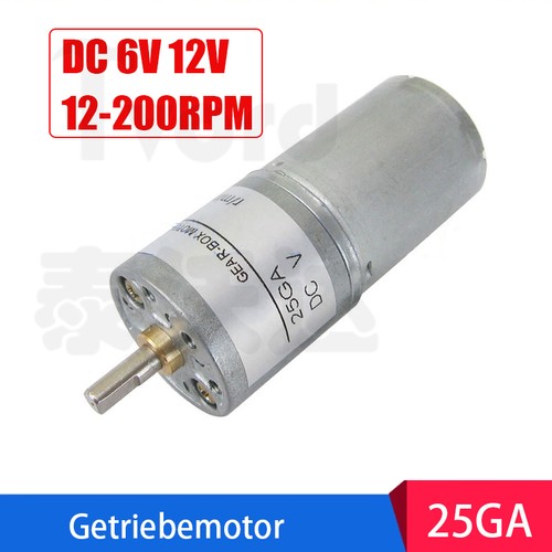 12v getriebemotor 25ga - 12v,