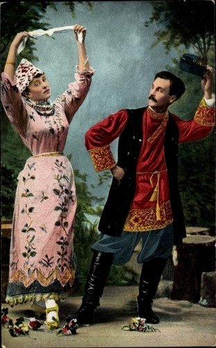 Russische typen paar in - russische,