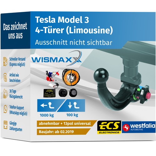 Anhängerkupplung für tesla - für,
