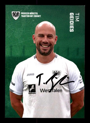 Tim geidies autogrammkarte - tim,