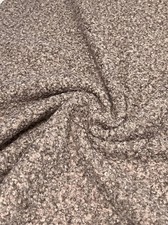 Boucle Stoff braun meliert