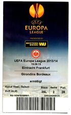 Ticket EC Eintracht Frankfurt - Girondins Bordeaux 2013-14